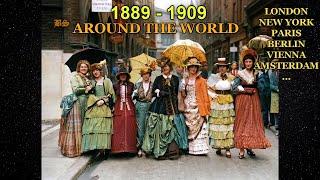 1889  1909 Fascinating Journey Around The World in Color [upl. by Eatnahc]