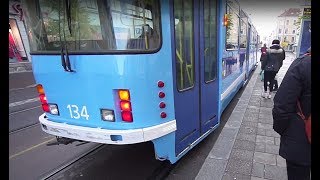 Norway Oslo tram ride from Torshov to Olaf Ryes Plass [upl. by Loree]