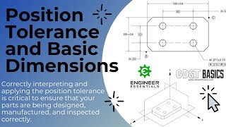 Position Tolerances and Basic Dimensions [upl. by Ayram]