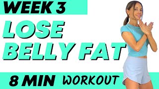 Lose Belly Fat Workout  8 Minute Workout  8 Exercises to Lose Belly Fat  Do this for 7 Days [upl. by Chappy]