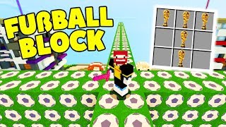 WM POKAL GIBT 1000 OP SCHADEN  LUCKY BLOCKS WALL [upl. by Ecirbaf]