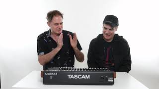 Tascam Model 24  Unboxing and feature exploration [upl. by Ewer]