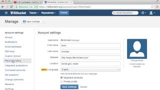 Setting Password for BitBucket Account [upl. by Sommers]