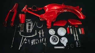 Honda C70 Restoration  Restorasi Honda C70 Original  Part 2 [upl. by Siegel]