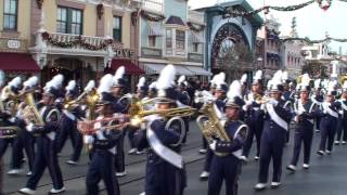 Montebello HS Mighty Oiler Band  Disneyland December 2012 [upl. by Weinstock488]