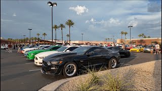 Scottsdale Pavilions car show with the homies🏎️ [upl. by Maidy934]