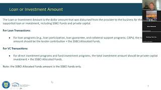 SSBCI Capital Program Disbursement Request Training Part 1– July 31 2024 [upl. by Evod]