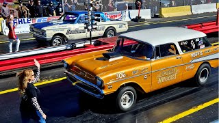 Southeast Gassers Association 2023 Season Finals drag racing [upl. by Aicnorev54]