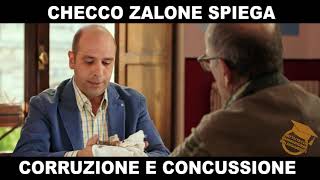 Checco Zalone spiega corruzione e concussione [upl. by Terris906]