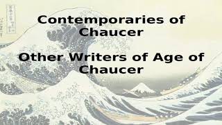 Contemporaries of Chaucer [upl. by Nebe119]