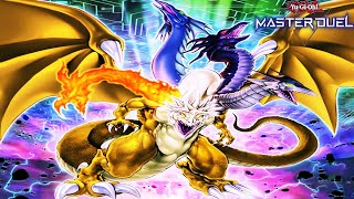 SUMMONING FIVEHEADED DRAGON FIVEHEAD DRAGON LINK DECK  YuGiOh Master Duel [upl. by Emie631]