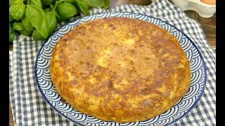 Frittata di patate e cipolle facile veloce economica e troppo buona per non provarla [upl. by Adnik463]