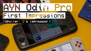 AYN Odin First Impressions  This Android gaming handheld is INCREDIBLE [upl. by Nezah]