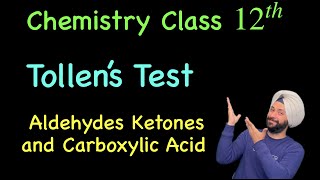 Tollens Test  Practical Organic Chemistry  Aldehydes and Ketones  IITJEE NEET NDA  Gagan Sir [upl. by Nidraj]