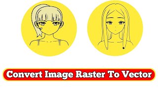 Convert Raster to Vector in Illustrator  images to vector in Adobe Illustrator  image vector [upl. by Mojgan]