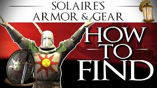 Solaires Armor amp Weapon Set  Dark Souls 3 GUIDE [upl. by Mireielle225]