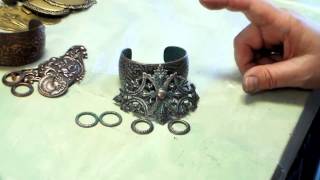 Using Plated Brass Stampings in Your Jewelry Designs How to Make Gilt Brass Good Plating [upl. by Ollehto586]