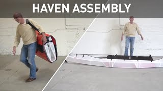 Oru Kayak Haven Assembly Guide Portable Tandem Kayak Convertible to Single Seat Kayak [upl. by Esinaj988]