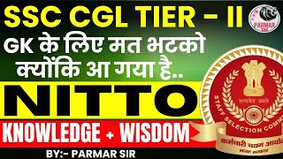 NITTO FOR SSC CGL TIER 2  LECTURE 1  PARMAR SSC [upl. by Ehcor]