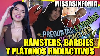 REACCIONANDO A MISSASINFONIA  HÁMSTERS BARBIES Y PLÁTANOS RADIOACTIVOS [upl. by Egoreg]