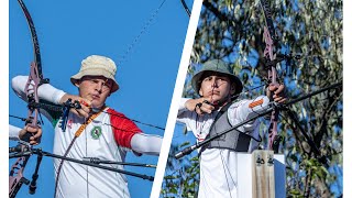 Brady Ellison v Marcus D’Almeida – recurve men semifinal  Yankton 2021 World Archery Championships [upl. by Enoid]