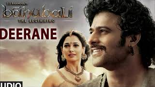 Deerane Full Song Audio Baahubali Prabhas Rana Daggubati Anushka Tamannaah [upl. by Giacobo]