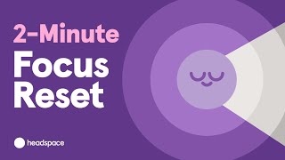 Free 2Minute Quick Focus Reset Meditation Regain Focus to Work Study or Get Tasks Done [upl. by Nareht927]