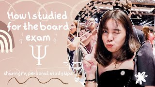 Board Exam Study Tips  Psychometrician Board Exam [upl. by Reagen820]