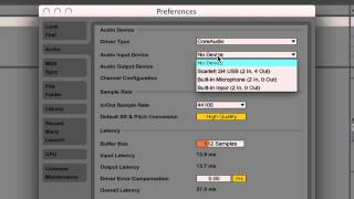 Ableton Live 9 Tutorial  Part 1 Audio Interface Setup [upl. by Htebazie]