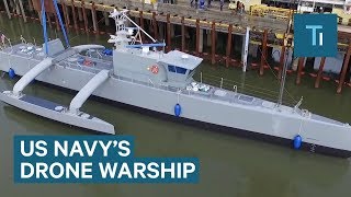 New Drone Warship Drive Itself As It Hunts Submarines [upl. by Attenhoj]