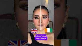 uk vs indian bridal makeup tutorial  Pakistan vs indian bridal makeup  asoka makeup trends [upl. by Santiago572]