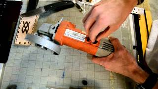 How to change carbon brushes on an angle grinder [upl. by Erdnua]