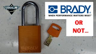 1741 Brady SafeKey LOTO Padlock [upl. by Levey937]