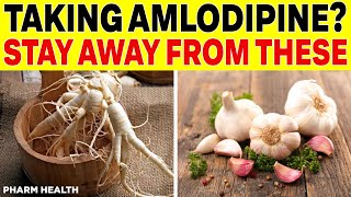 Alert Avoid These 13 Things While Taking Amlodipine [upl. by Jary]