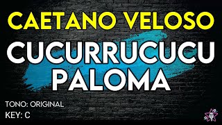 Caetano Veloso  Cucurrucucu Paloma  Karaoke Instrumental [upl. by Niahs]