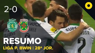 Resumo Sporting 20 Paços de Ferreira  Liga Portugal bwin  SPORT TV [upl. by Domini]