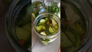 How to make the tastiest pickles asmr asmrsounds pickle [upl. by Luht]