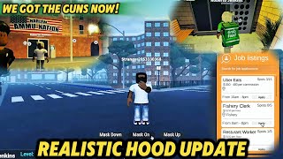 So I APPLIED For A JOB In Realistic Hood RP  Liberty Heights NYC  Roblox [upl. by Aissert]