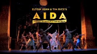 Elton John and Tim Rices Aida Live Footage [upl. by Auoy792]