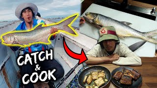 Nahuli Namin Sa Manila Bay  How to Catch and Cook Threadfin Salmon  Mamale [upl. by Iinden]