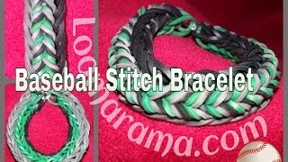 How to make a Monster Tail Bracelet called The Baseball Stitch [upl. by Assirialc]