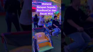 Wahana Balapan BomBom Car Becak Mini dan Sepeda 😆😍 kids play fun [upl. by Parsons579]