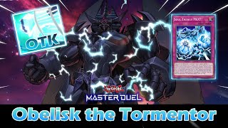 OBELISK THE TORMENTOR GOING 2ND OTK FORMUD SKIPPER DECK IN YUGIOH MASTER DUEL [upl. by Nauqes66]