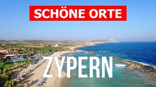 Zypern Reise  Strände Landschaften Resorts Meer Natur Städte  4k Video  Zypern Von Oben [upl. by Neelrihs]