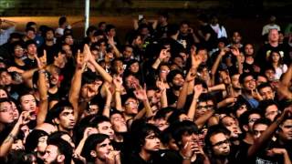 KREATOR BACKSTAGE LIVE IN BANGALORE 16th JUNE 2012 A VIEW FROM THE STAGE \m [upl. by Ylim882]