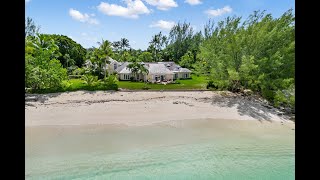 Stunning Beachfront Home in Lyford Cay Nassau  Bahamas Sothebys International Realty [upl. by Kane]