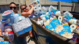 BEST DIVE EVER These Dumpsters Were LOADED With GOODIES [upl. by Amil]