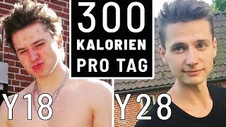 Weniger als 300 Kalorien pro Tag Meine Transformation [upl. by Arehsat]