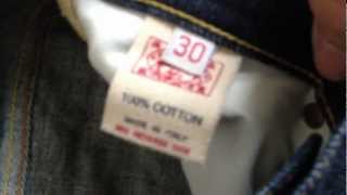 PICK UP A PAIR OF EVISU JEANS AWSOME AUTHENTIC MADE IN ITALY [upl. by Treva82]