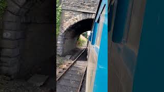 BRCampW class 104 DMU leaving Heywood 26th July 23 [upl. by Adirehs]